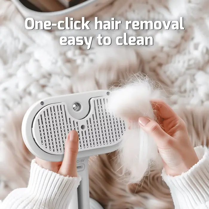 Brosse à vapeur pour chat