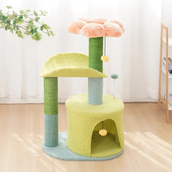 Tour d'arbre pour chat de haute qualité, jouets fiables pour animaux de compagnie, encourageant l'ex