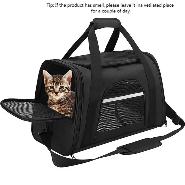 Sac de transport pour animaux de compagnie, approuvé par la compagnie aérienne jusqu'à 20lb pour cha