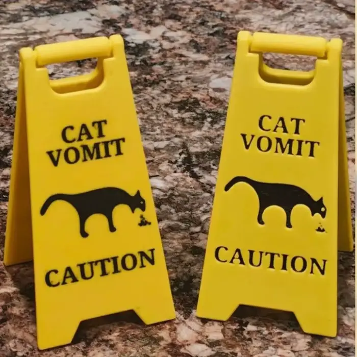 Panneau d'avertissement pour chat et chien