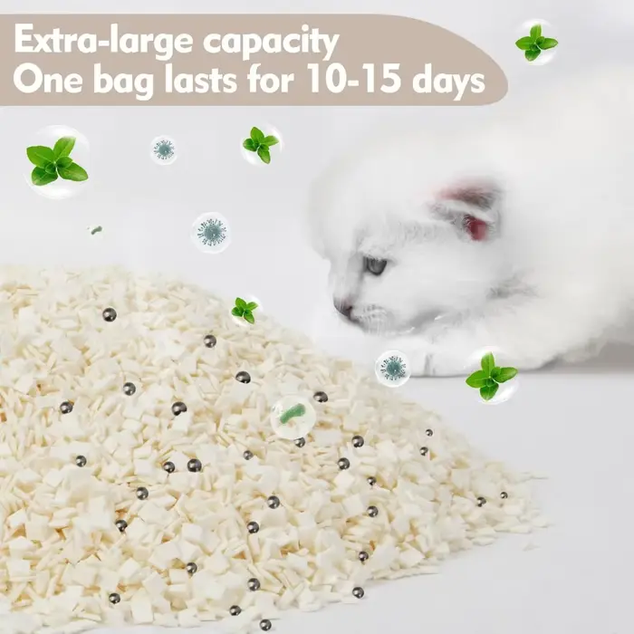 Perles désodorisantes pour litière pour chat