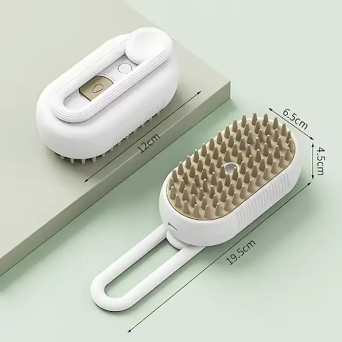 Brosse de Massage en Spray pour produits de beauté pour animaux de compagnie, Spray à vapeur à un bo