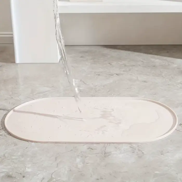 Tapis d'alimentation pour chat avec conception imperméable antidérapante