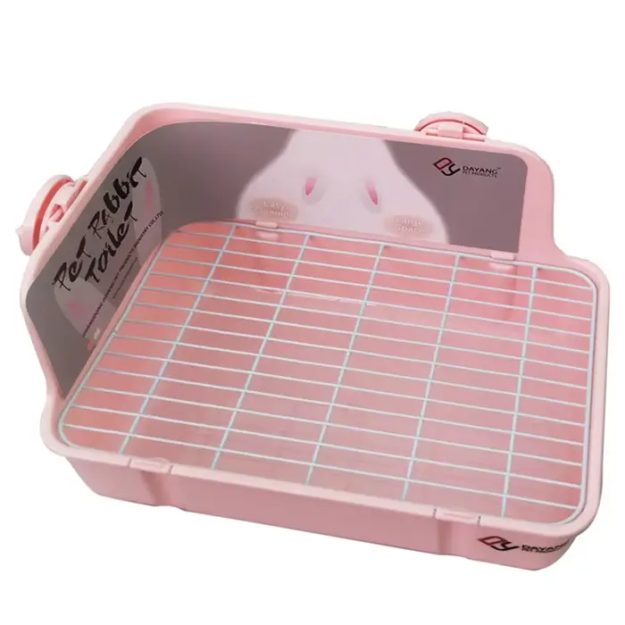 Bac à litière pour lapin, toilettes pour petits animaux, bac à litière d entraîneur pot pour lapin