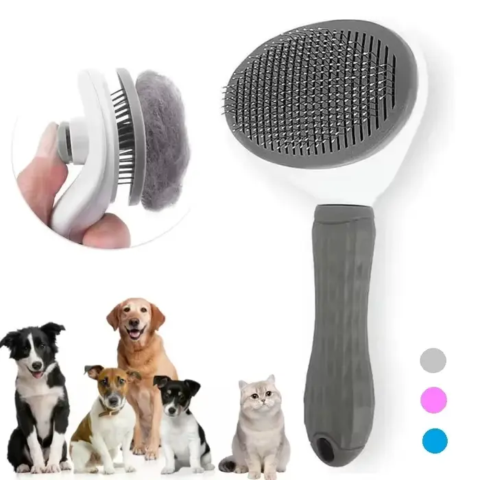 Brosse de toilettage pour animaux de compagnie, peigne pour chien et chat, auto-livres, épilateur po