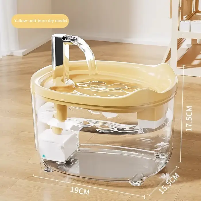 Fontaine d'eau automatique pour chat avec filtre |   Distributeur d'eau à circulation silencieuse po