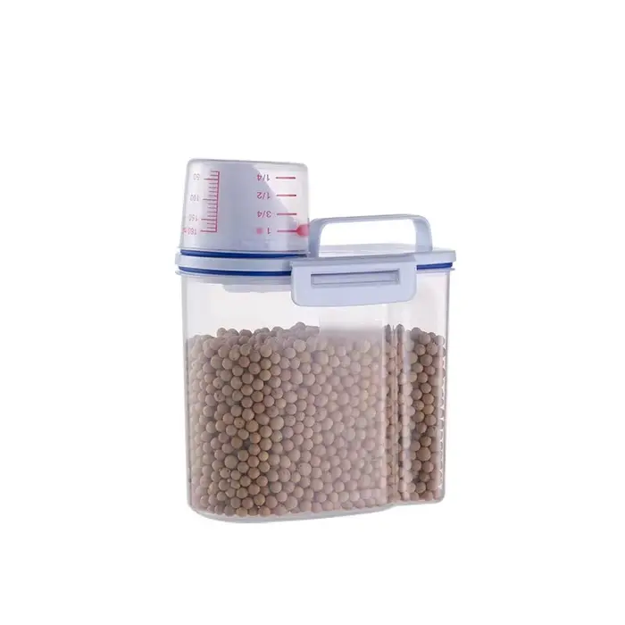 Conteneur de stockage hermétique pour aliments pour animaux de compagnie, grande capacité et facile 