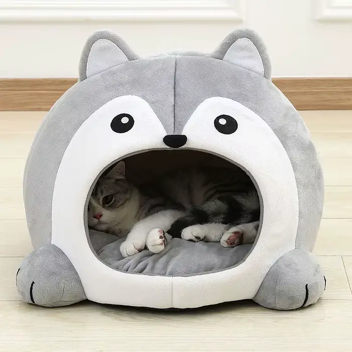 Lit très doux pour chat, panier pour animaux de compagnie, maison pour chat, canapé, petit chien, ch