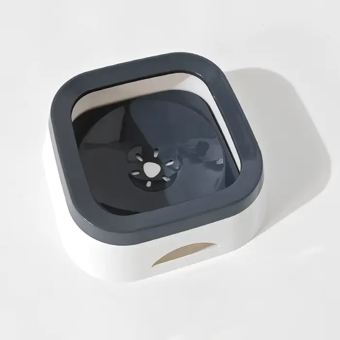 Bol d'eau potable pour chien, bol flottant à bouche Non mouillante pour chat sans déversement, distr