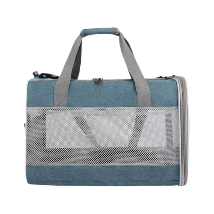 Sacs de transport pour chat en maille pliables, respirants, confortables, avec poignée, transporteur