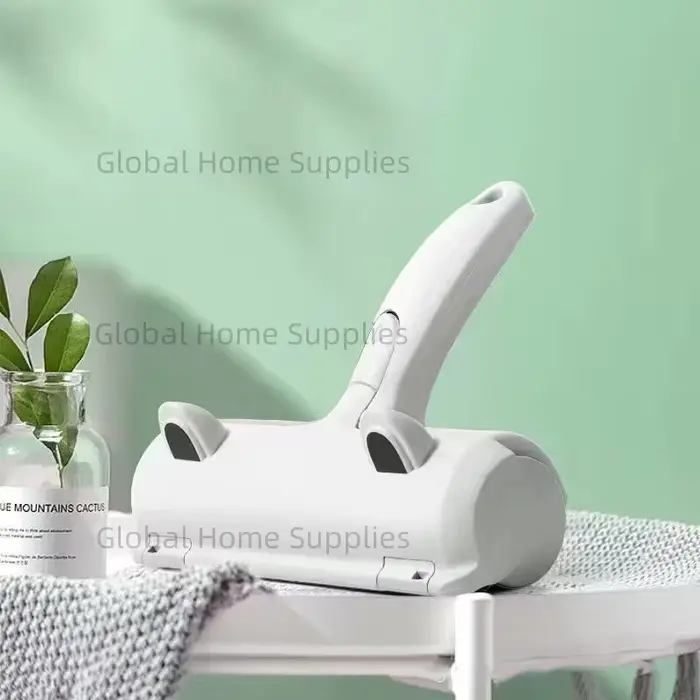 Brosse anti-poils pour chat, grande rouleau dépoussiérant portable et lavable pour animaux, outil de