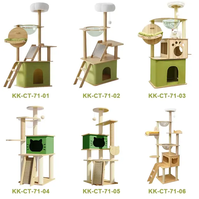 Arbre à chat de luxe de haute qualité
