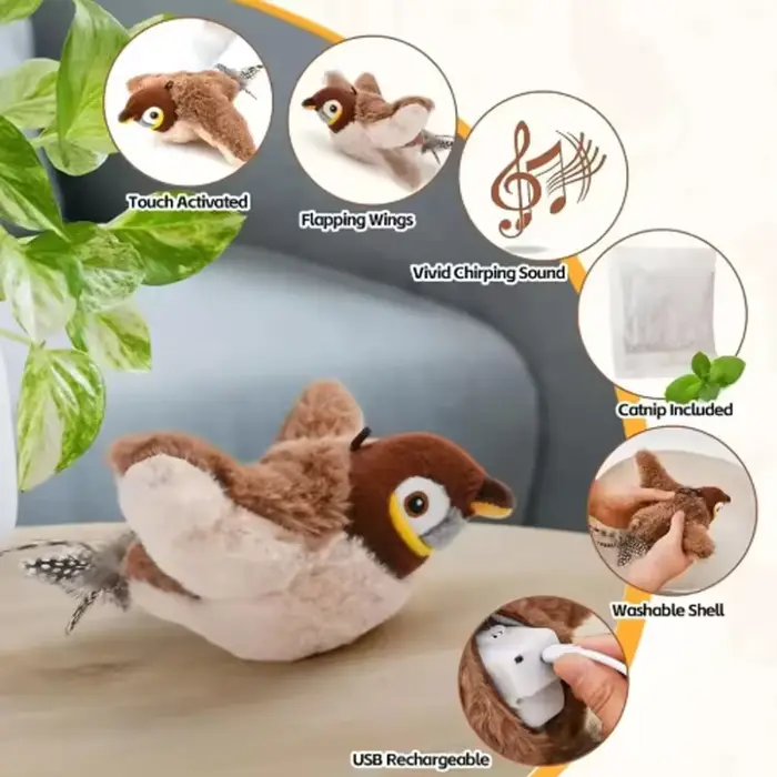 Jouet interactif pour chat et chien