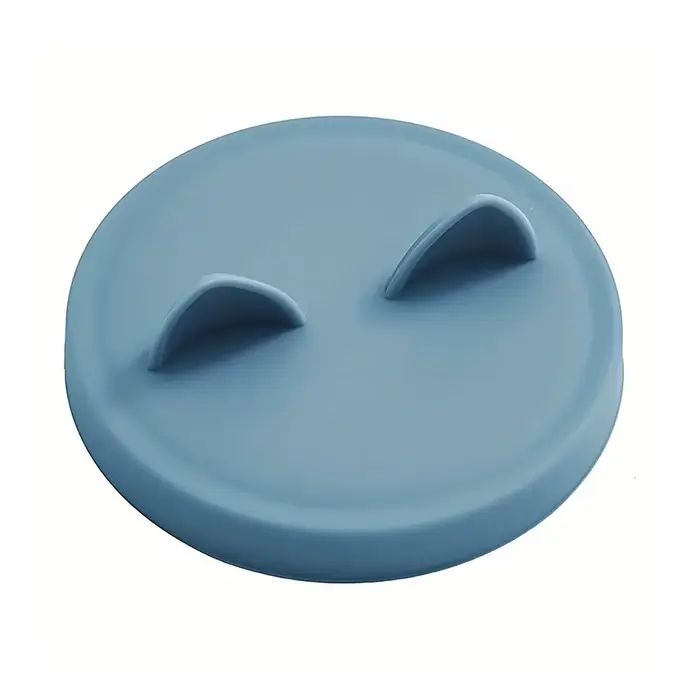 Couvercle en silicone pour boîte de conserve pour chat, fournitures d'alimentation pour animaux de c
